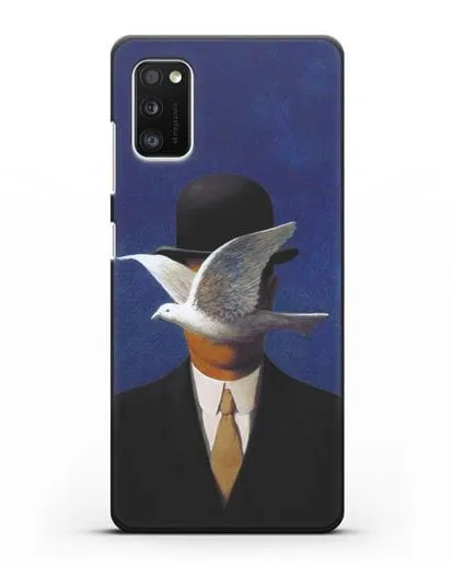 Чехол Человек в котелке (Рене Магритт) силиконовый для Samsung Galaxy A41 [SM-A415F]