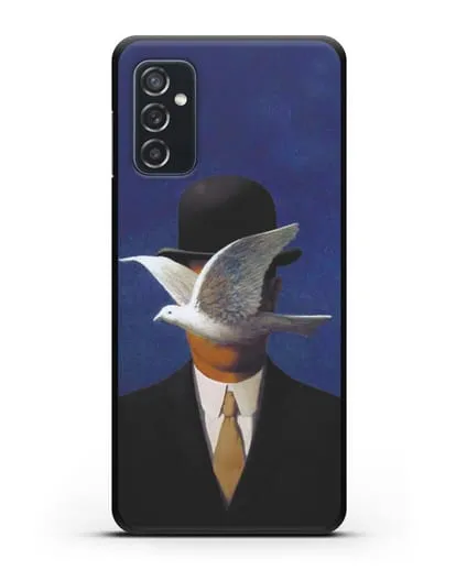 Чехол Человек в котелке (Рене Магритт) силиконовый для Samsung Galaxy M52 [M526B]