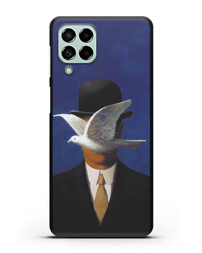 Чехол Человек в котелке (Рене Магритт) силиконовый для Samsung Galaxy M53 [SM-M536]