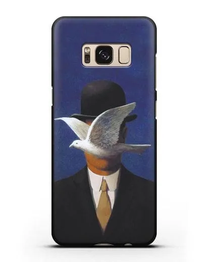 Чехол Человек в котелке (Рене Магритт) силиконовый для Samsung Galaxy S8 [SM-950F]