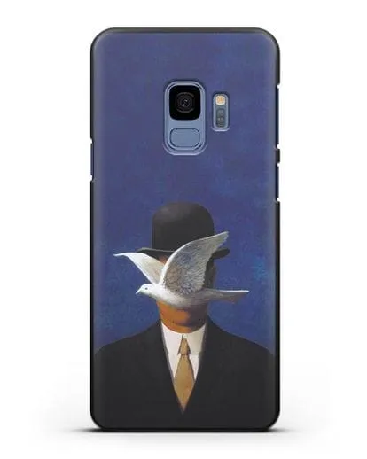 Чехол Человек в котелке (Рене Магритт) силиконовый для Samsung Galaxy S9 [SM-G960F]