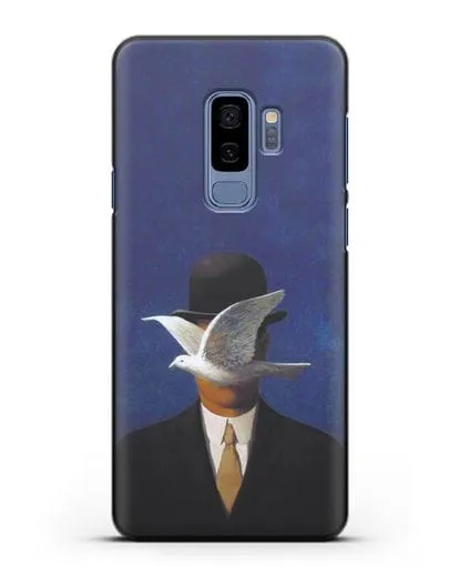 Чехол Человек в котелке (Рене Магритт) силиконовый для Samsung Galaxy S9 Plus [SM-G965F]