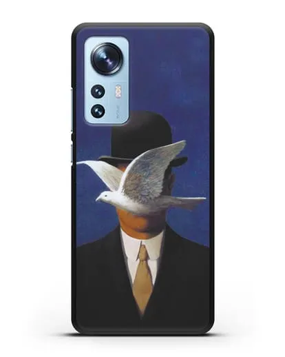 Чехол Человек в котелке (Рене Магритт) силиконовый для Xiaomi 12 Lite