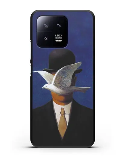 Чехол Человек в котелке (Рене Магритт) силиконовый для Xiaomi 13
