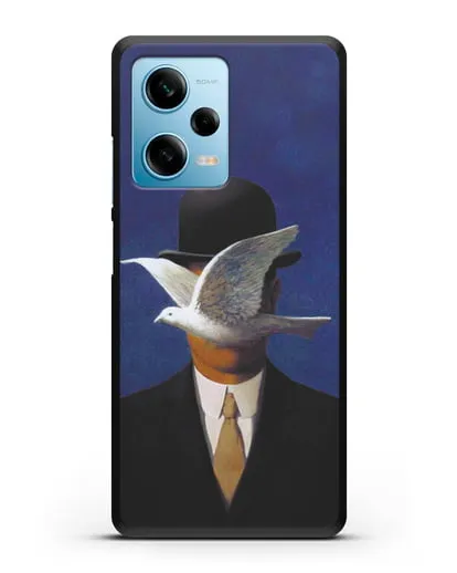 Чехол Человек в котелке (Рене Магритт) силиконовый для Xiaomi Redmi Note 12 5G