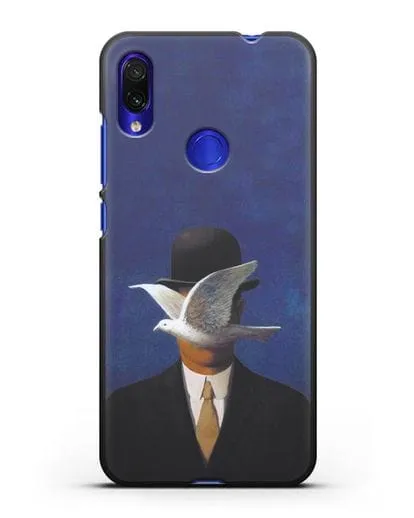 Чехол Человек в котелке (Рене Магритт) силиконовый для Xiaomi Redmi Note 7
