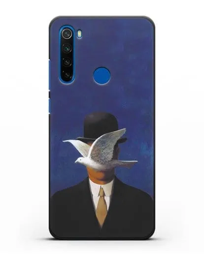 Чехол Человек в котелке (Рене Магритт) силиконовый для Xiaomi Redmi Note 8
