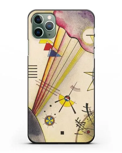 Чехол Отчётливая связь (Василий Кандинский) силиконовый для iPhone 11 Pro Max