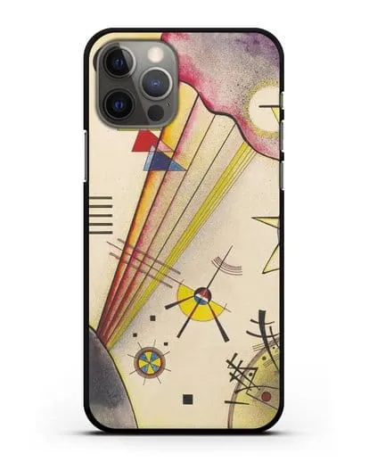 Чехол Отчётливая связь (Василий Кандинский) силиконовый для iPhone 12 Pro