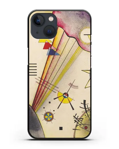 Чехол Отчётливая связь (Василий Кандинский) силиконовый для iPhone 13