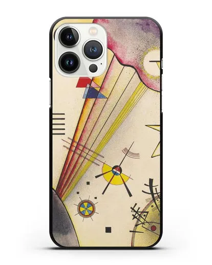 Чехол Отчётливая связь (Василий Кандинский) силиконовый для iPhone 13 Pro Max
