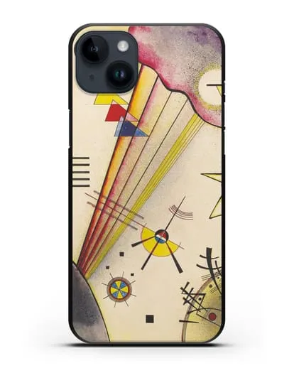 Чехол Отчётливая связь (Василий Кандинский) силиконовый для iPhone 14 Plus