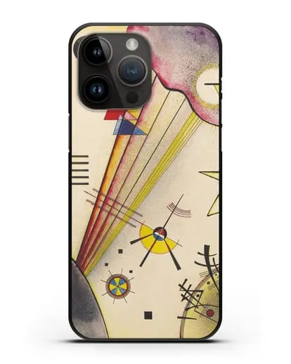 Чехол Отчётливая связь (Василий Кандинский) силиконовый для iPhone 14 Pro Max