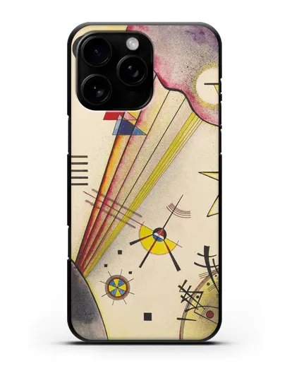Чехол Отчётливая связь (Василий Кандинский) силиконовый для iPhone 16 Pro Max