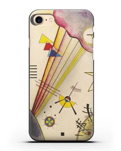 Чехол Отчётливая связь (Василий Кандинский) силиконовый для iPhone 8