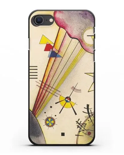 Чехол Отчётливая связь (Василий Кандинский) силиконовый для iPhone SE 2020
