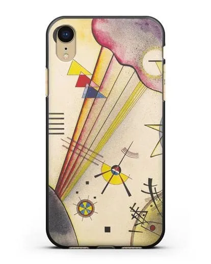 Чехол Отчётливая связь (Василий Кандинский) силиконовый для iPhone XR