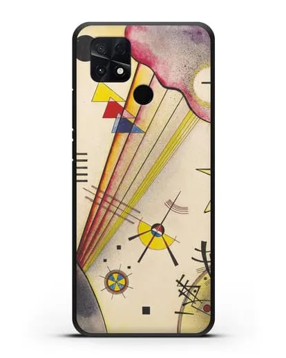 Чехол Отчётливая связь (Василий Кандинский) силиконовый для Xiaomi Poco C40