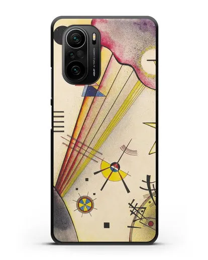 Чехол Отчётливая связь (Василий Кандинский) силиконовый для Xiaomi Poco F3 Pro