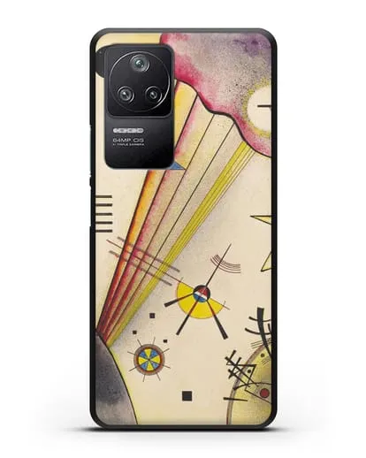 Чехол Отчётливая связь (Василий Кандинский) силиконовый для Xiaomi Poco F4