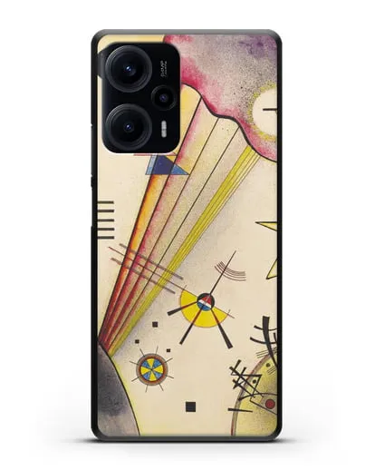 Чехол Отчётливая связь (Василий Кандинский) силиконовый для Xiaomi Poco F5