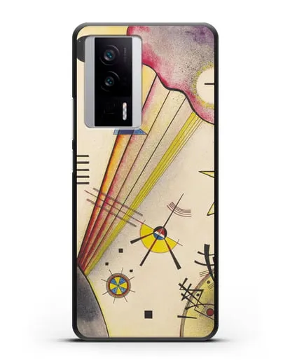 Чехол Отчётливая связь (Василий Кандинский) силиконовый для Xiaomi Poco F5 Pro