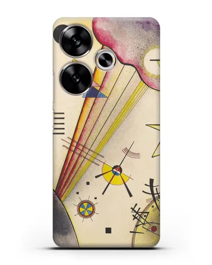 Чехол Отчётливая связь (Василий Кандинский) силиконовый для Xiaomi Poco F6