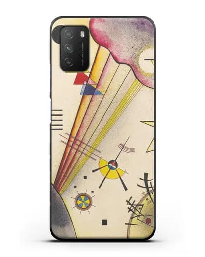 Чехол Отчётливая связь (Василий Кандинский) силиконовый для Xiaomi Poco M3