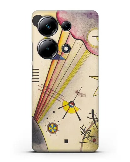 Чехол Отчётливая связь (Василий Кандинский) силиконовый для Xiaomi Poco M6 Pro