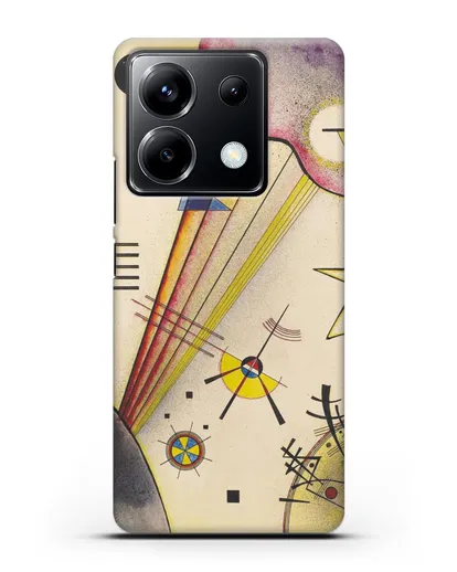 Чехол Отчётливая связь (Василий Кандинский) силиконовый для Xiaomi Poco X6