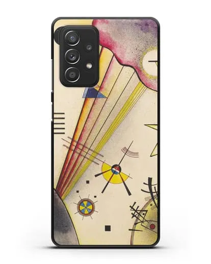 Чехол Отчётливая связь (Василий Кандинский) силиконовый для Samsung Galaxy A53