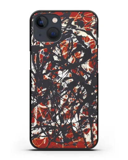 Чехол Абстракция (Джексон Поллок) силиконовый для iPhone 13 Mini