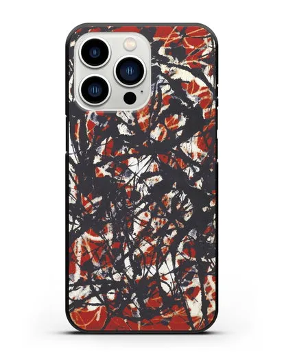 Чехол Абстракция (Джексон Поллок) силиконовый для iPhone 13 Pro