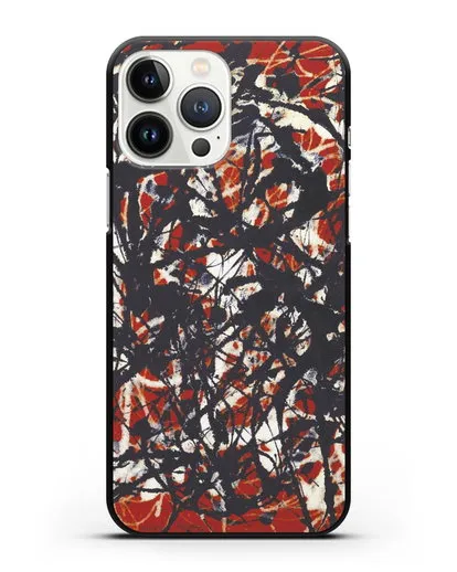 Чехол Абстракция (Джексон Поллок) силиконовый для iPhone 13 Pro Max