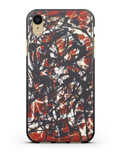 Чехол Абстракция (Джексон Поллок) силиконовый для iPhone XR