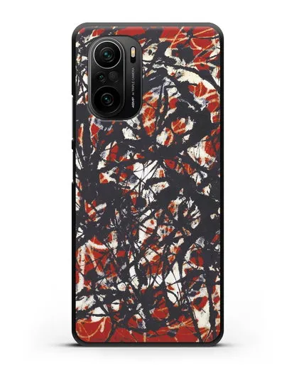 Чехол Абстракция (Джексон Поллок) силиконовый для Xiaomi Poco F3 Pro