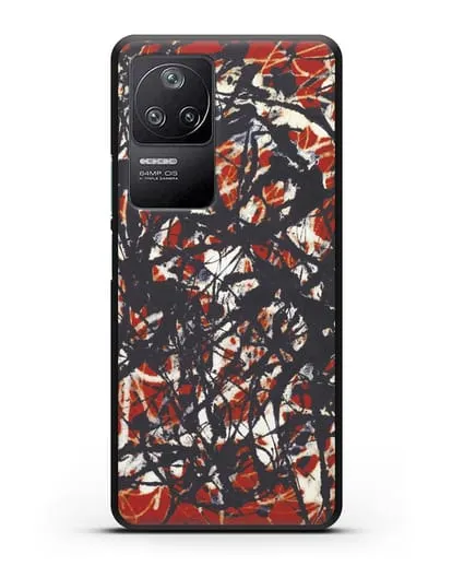 Чехол Абстракция (Джексон Поллок) силиконовый для Xiaomi Poco F4