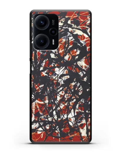 Чехол Абстракция (Джексон Поллок) силиконовый для Xiaomi Poco F5