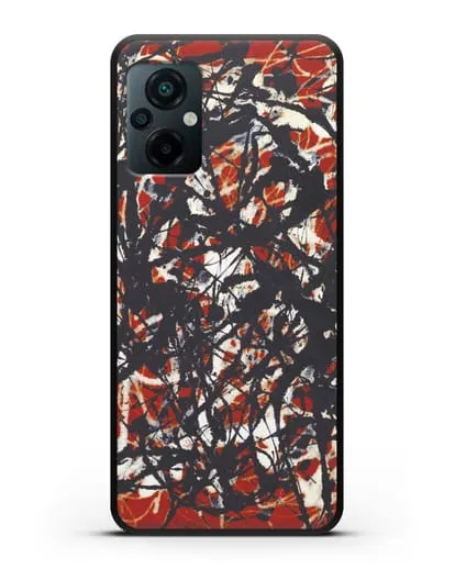 Чехол Абстракция (Джексон Поллок) силиконовый для Xiaomi Poco M5