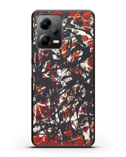 Чехол Абстракция (Джексон Поллок) силиконовый для Xiaomi Poco X5