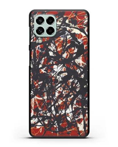 Чехол Абстракция (Джексон Поллок) силиконовый для Samsung Galaxy M53 [SM-M536]
