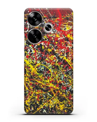 Чехол с изображением картины (Джексон Поллок) силиконовый для Xiaomi Poco F6