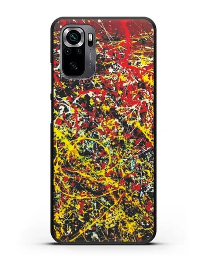 Чехол с изображением картины (Джексон Поллок) силиконовый для Xiaomi Poco M5s