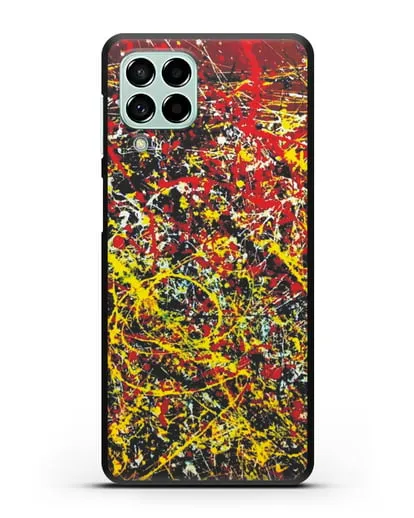 Чехол с изображением картины (Джексон Поллок) силиконовый для Samsung Galaxy M53 [SM-M536]