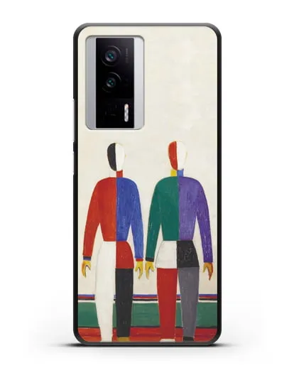 Чехол Спортсмены (Казимир Малевич) силиконовый для Xiaomi Poco F5 Pro
