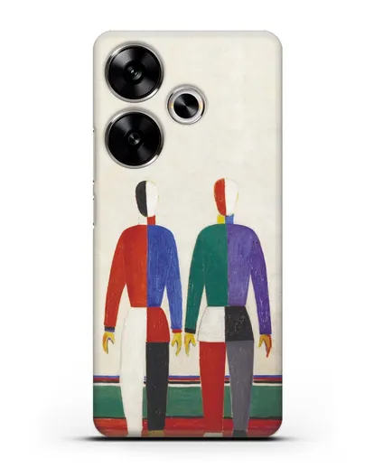 Чехол Спортсмены (Казимир Малевич) силиконовый для Xiaomi Poco F6