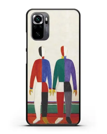 Чехол Спортсмены (Казимир Малевич) силиконовый для Xiaomi Poco M5s