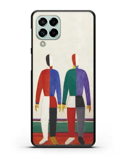 Чехол Спортсмены (Казимир Малевич) силиконовый для Samsung Galaxy M53 [SM-M536]