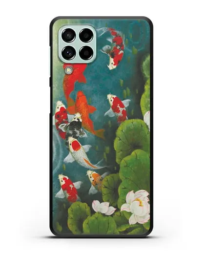 Чехол Японский пруд с карпами силиконовый для Samsung Galaxy M53 [SM-M536]
