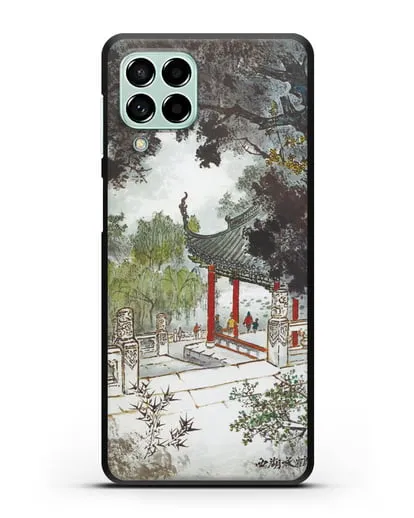 Чехол Китайская живопись силиконовый для Samsung Galaxy M53 [SM-M536]